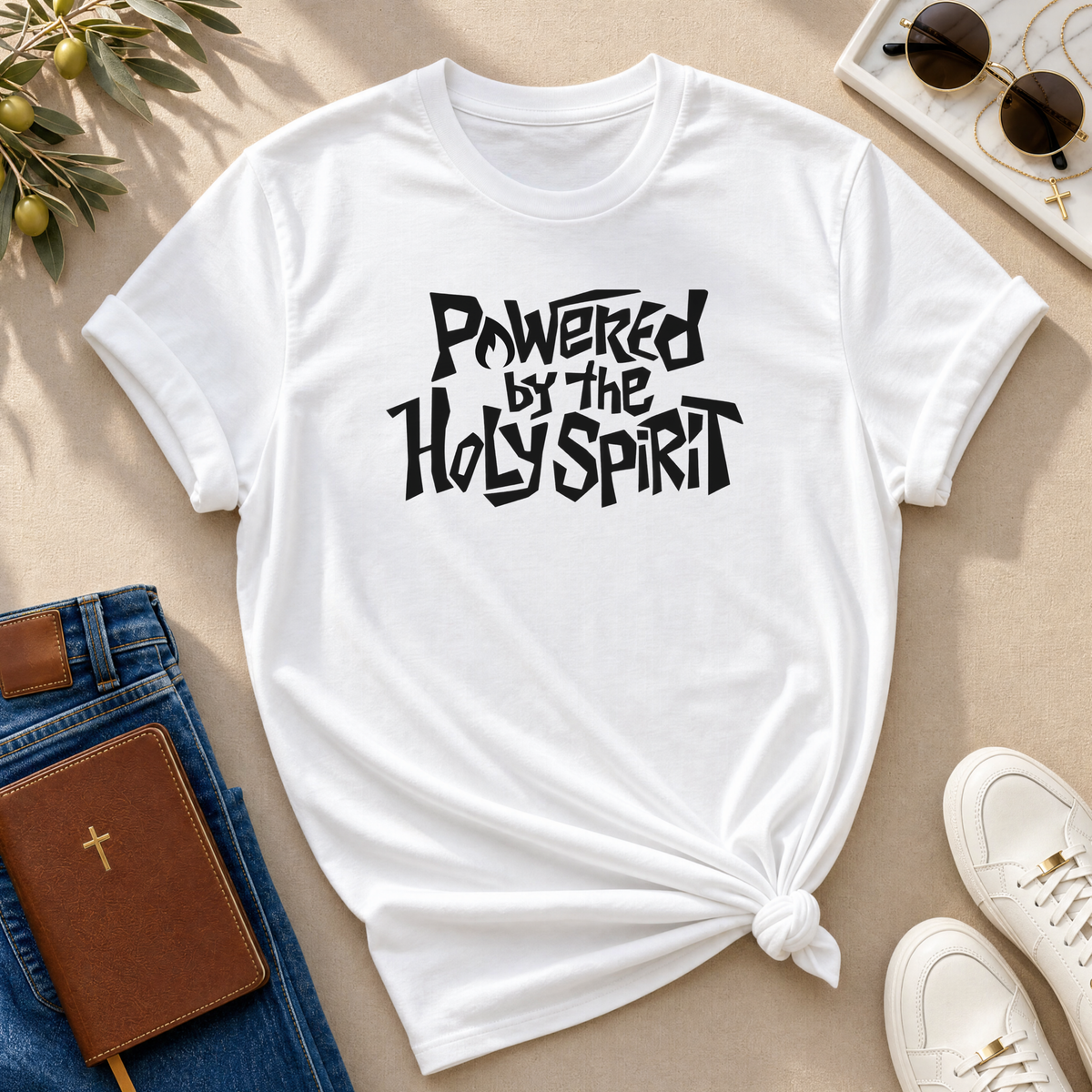 Powered by the HOLY SPIRIT Christian T-Shirt