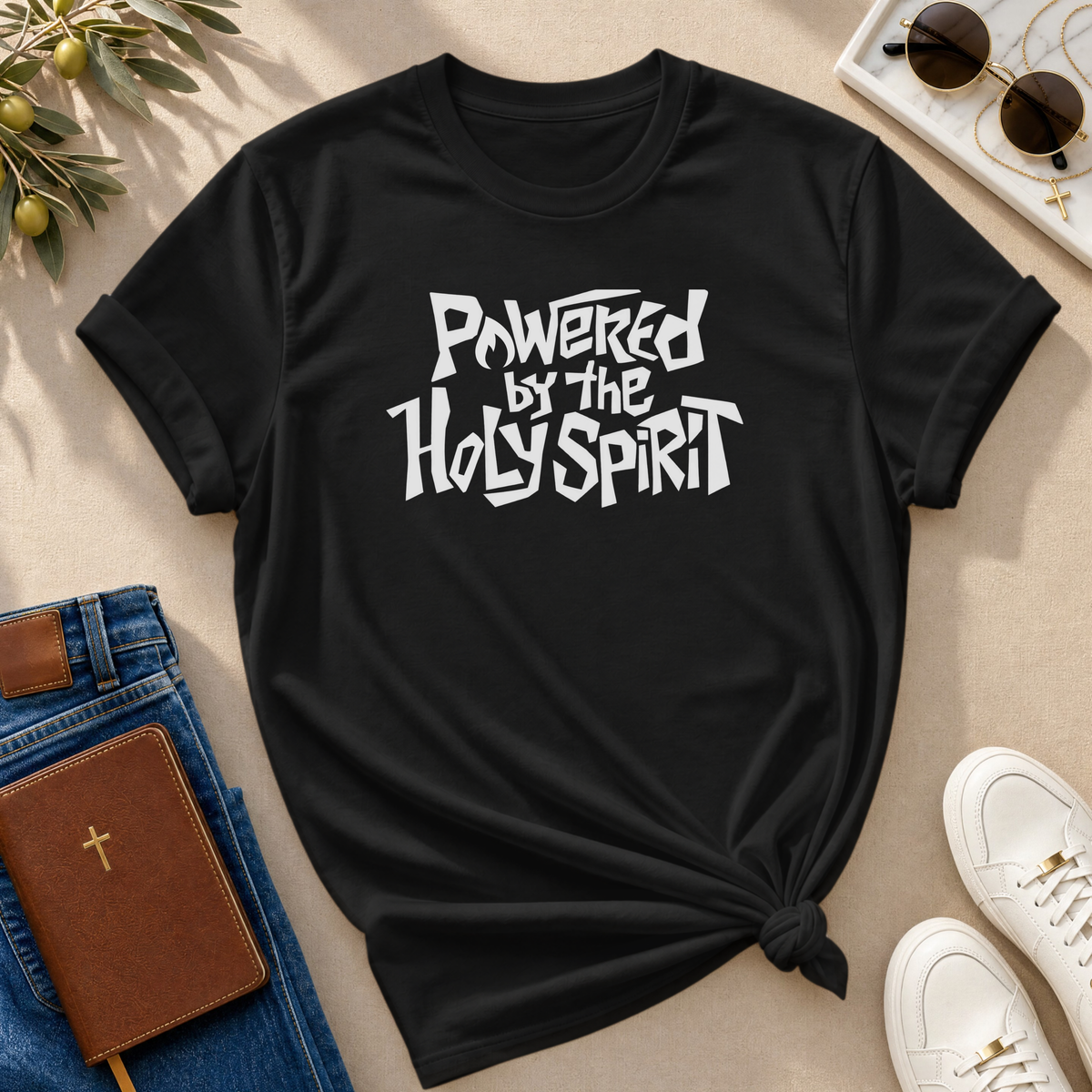 Powered by the HOLY SPIRIT Christian T-Shirt