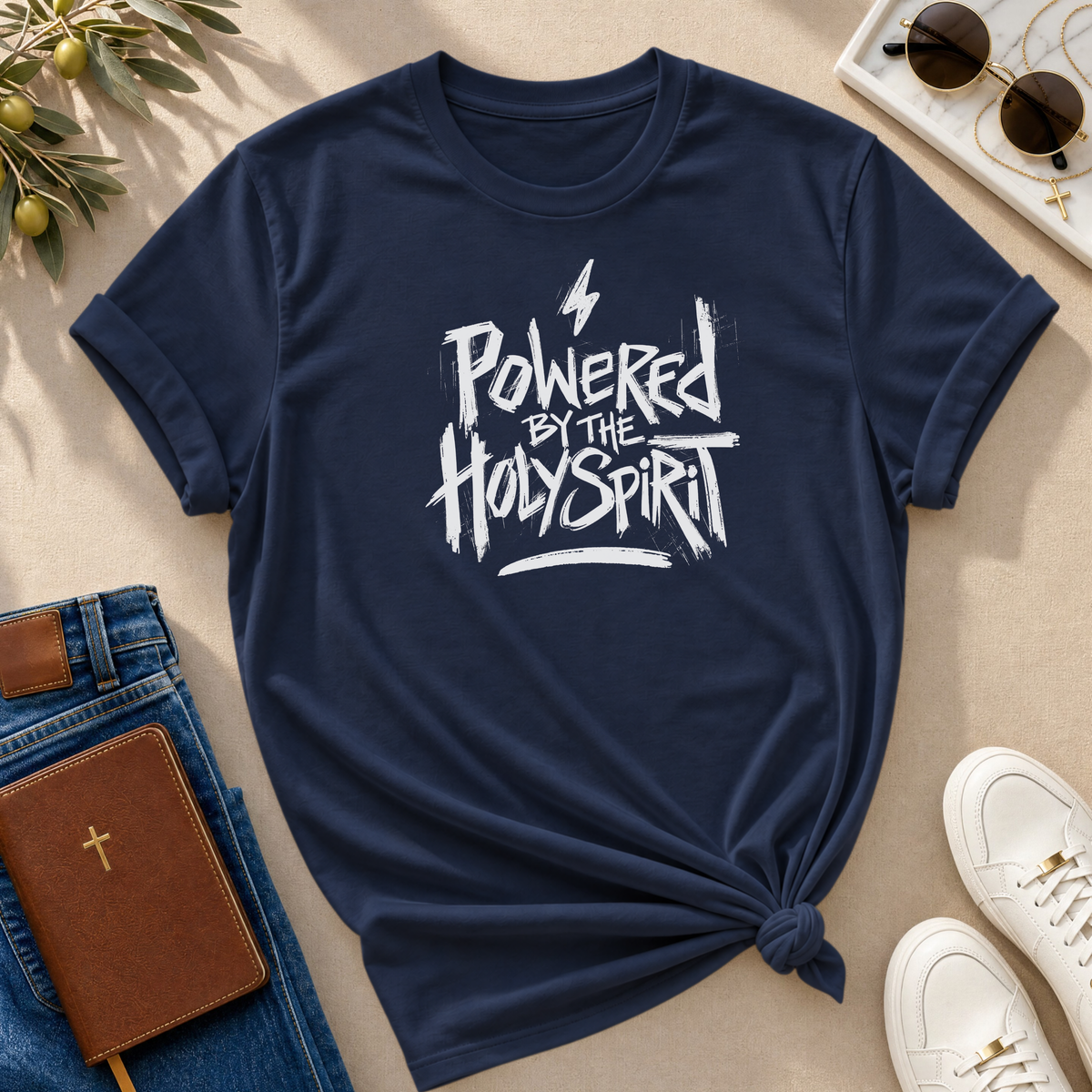 Powered by the HOLY SPIRIT Christian T-Shirt