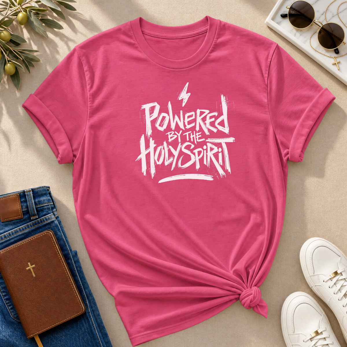 Powered by the HOLY SPIRIT Christian T-Shirt