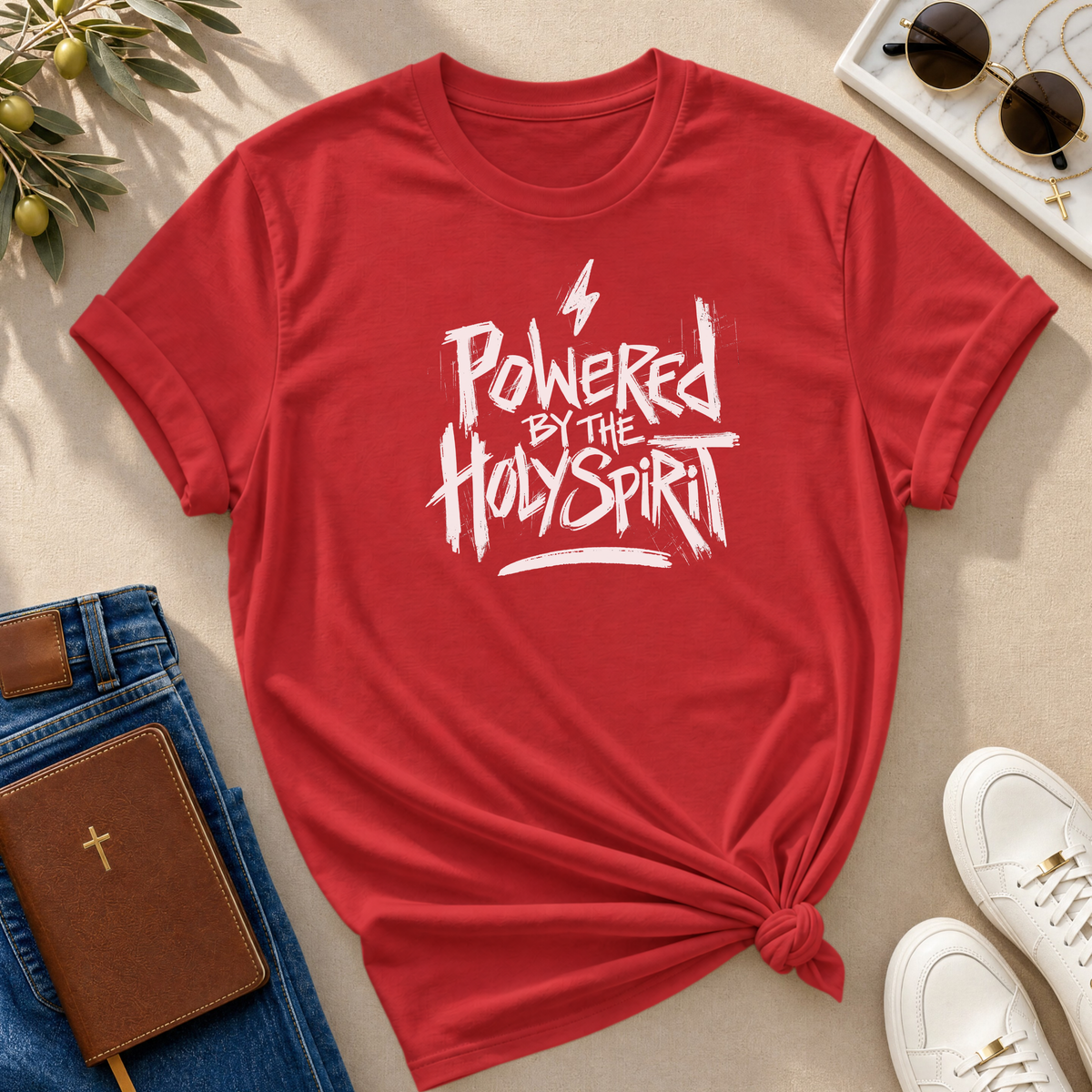 Powered by the HOLY SPIRIT Christian T-Shirt