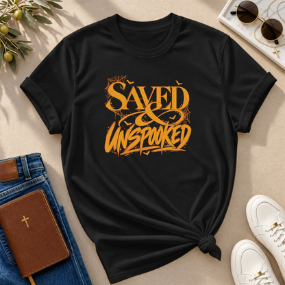 Saved & Unspooked - Halloween T-Shirt