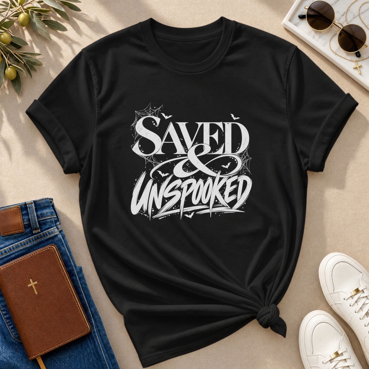 Saved & Unspooked Halloween T-Shirt