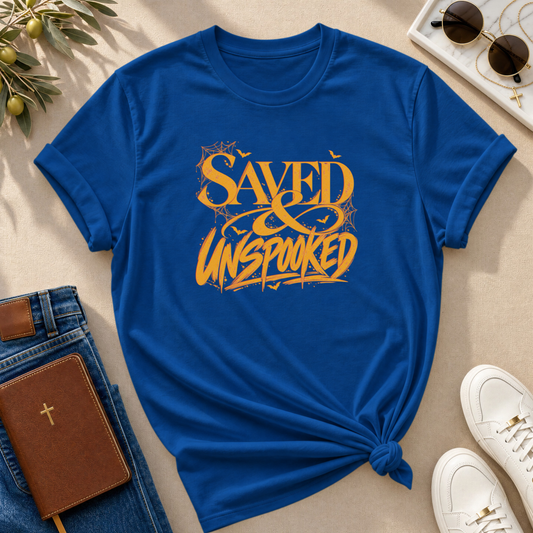 Saved & Unspooked - Halloween T-Shirt - CURVY