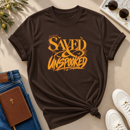 Saved & Unspooked - Halloween T-Shirt