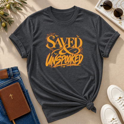 Saved & Unspooked - Halloween T-Shirt - CURVY