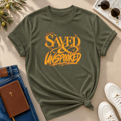 Saved & Unspooked - Halloween T-Shirt
