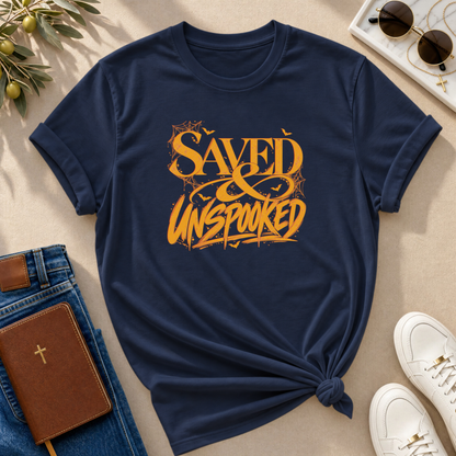 Saved & Unspooked - Halloween T-Shirt