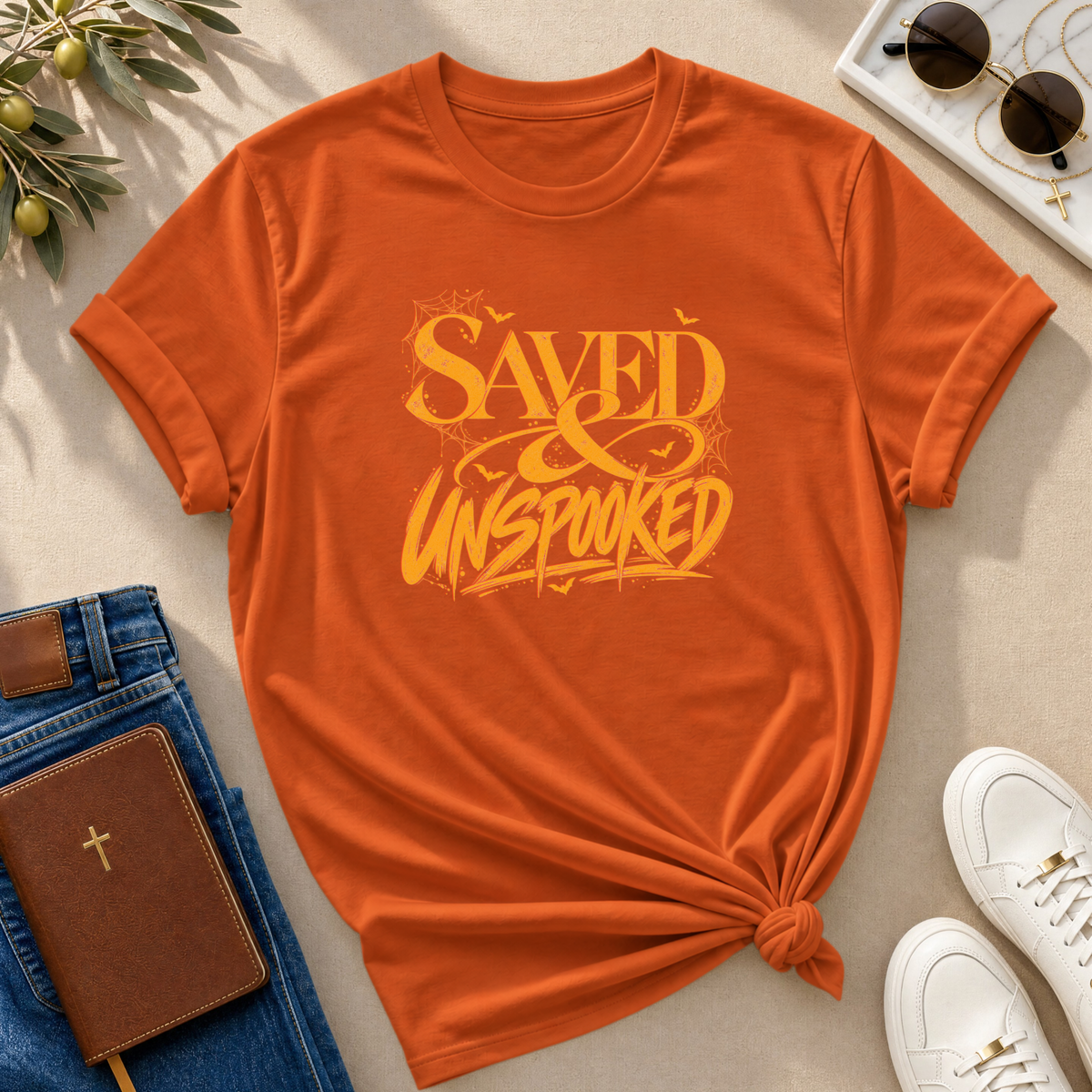 Saved & Unspooked - Halloween T-Shirt