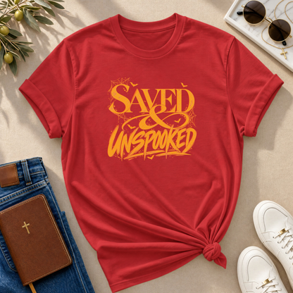 Saved & Unspooked - Halloween T-Shirt