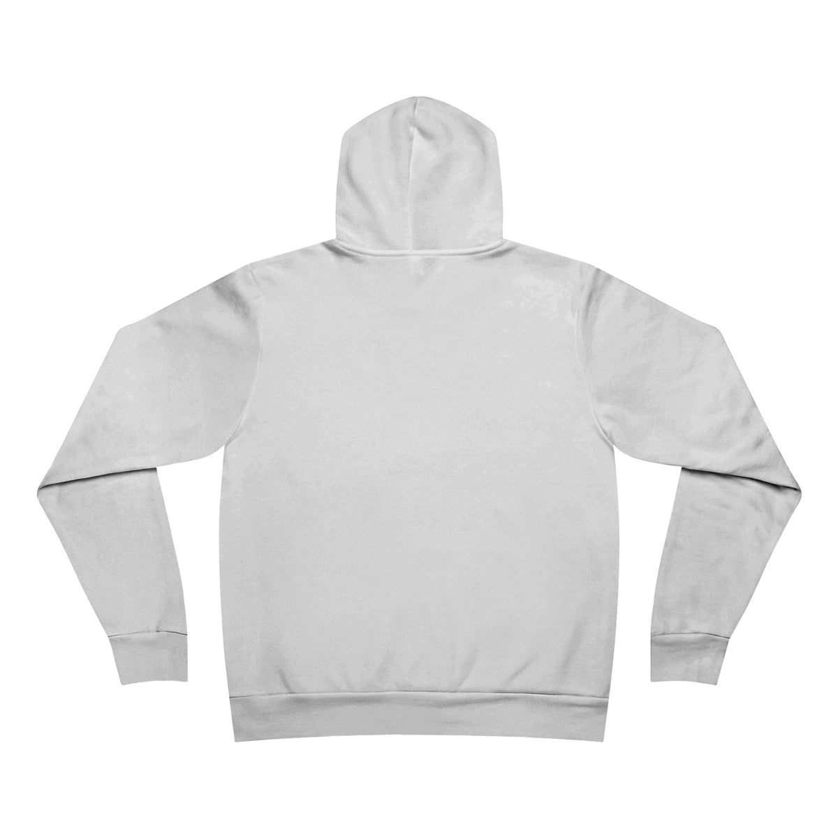 White CHOSEN Christian sponge fleece hoodie back view